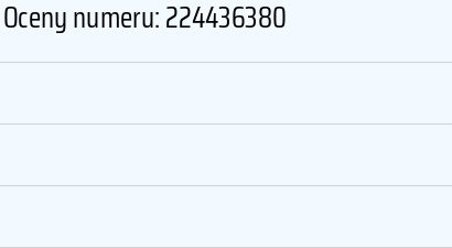 Numer telefonu 224436380 224436380