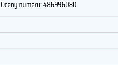 Numer telefonu 486996080 486996080