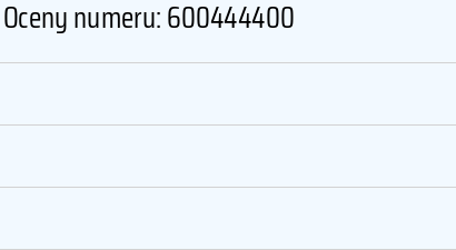 Numer telefonu 600444400 600444400