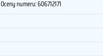 Numer telefonu 606712171 606712171