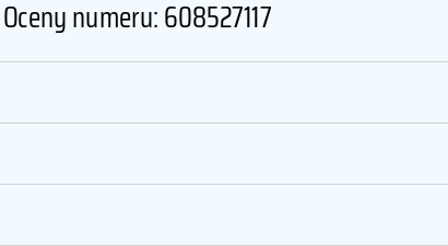 Numer telefonu 608527117 608527117