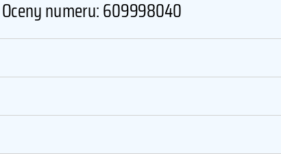 Numer telefonu 609998040 609998040