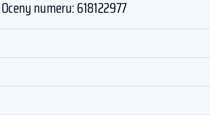 Numer telefonu 618122977 618122977