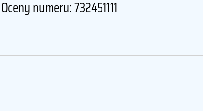 Numer telefonu 732451111 732451111