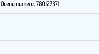 Numer telefonu 780127371 780127371
