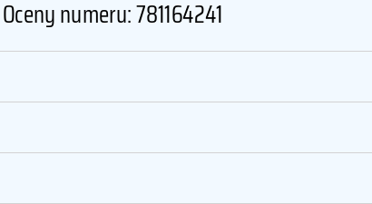 Numer telefonu 781164241 781164241