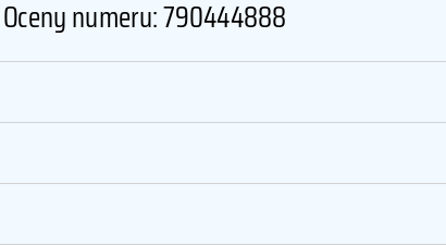 Numer telefonu 790444888 790444888