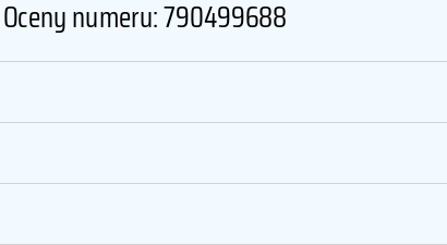 Numer telefonu 790499688 790499688