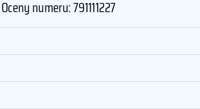 Numer telefonu 791111227 791111227