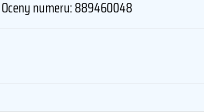 Numer telefonu 889460048 889460048