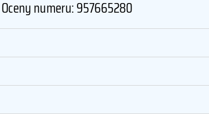 Numer telefonu 957665280 957665280