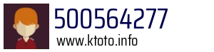 Numer telefonu 500564277 500564277