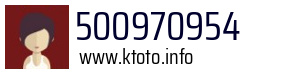 Numer telefonu 500970954 500970954