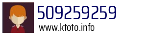 Numer telefonu 509259259 509259259