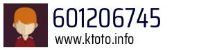 Numer telefonu 601206745 601206745