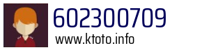 Numer telefonu 602300709 602300709