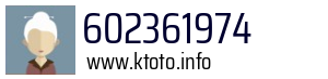 Numer telefonu 602361974 602361974