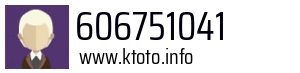 Numer telefonu 606751041 606751041