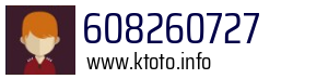 Numer telefonu 608260727 608260727