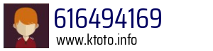 Numer telefonu 616494169 616494169