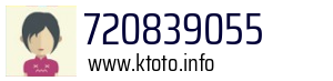 Numer telefonu 720839055 720839055