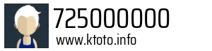 Numer telefonu 725000000 725000000