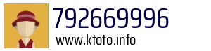 Numer telefonu 792669996 792669996